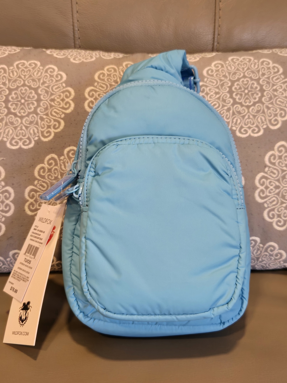 Wildfox Light Blue Sling Bag NWT